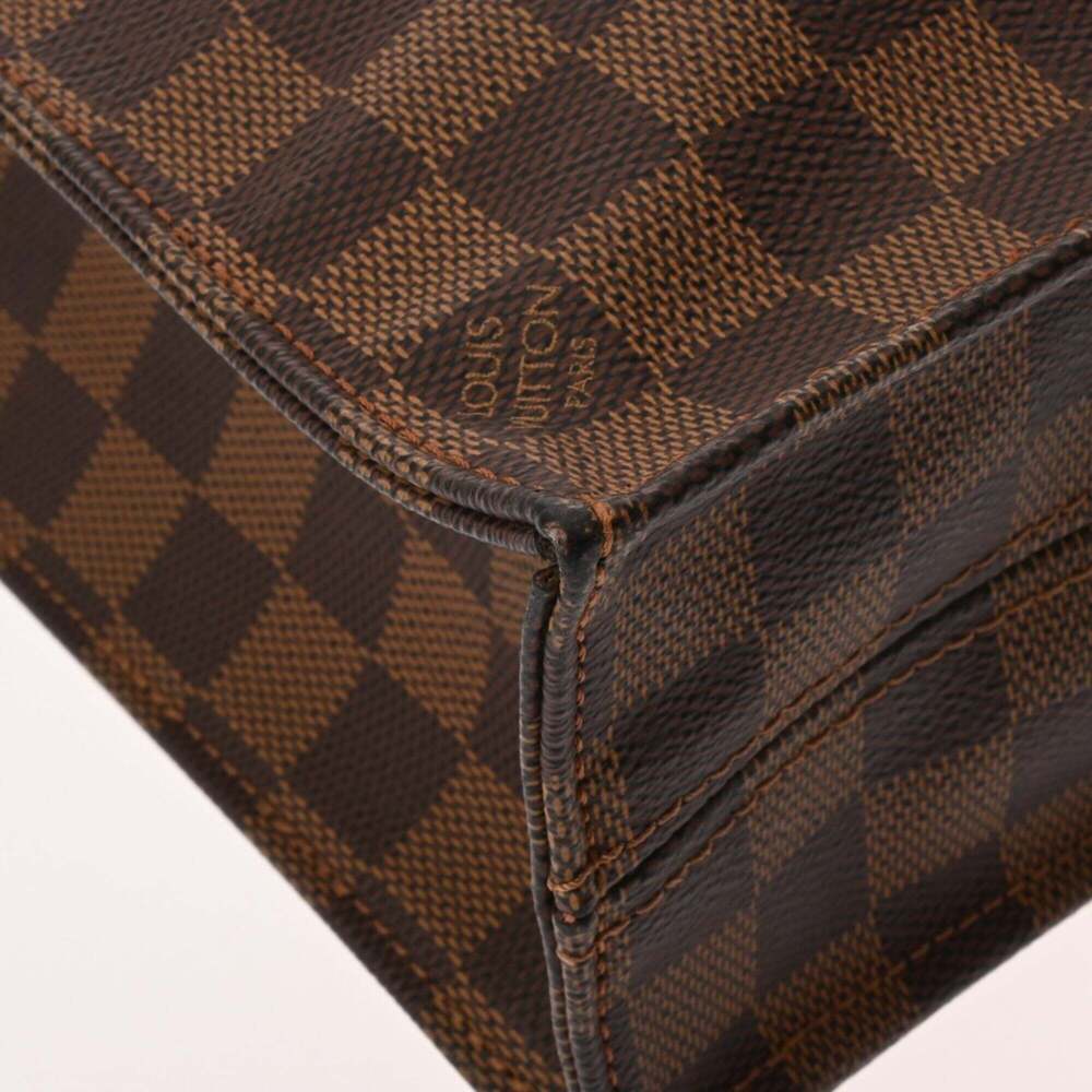LOUIS VUITTON Louis Vuitton Damier Sac Plat Brown N51140 Men's and Women's Ca... - Picture 10 of 11